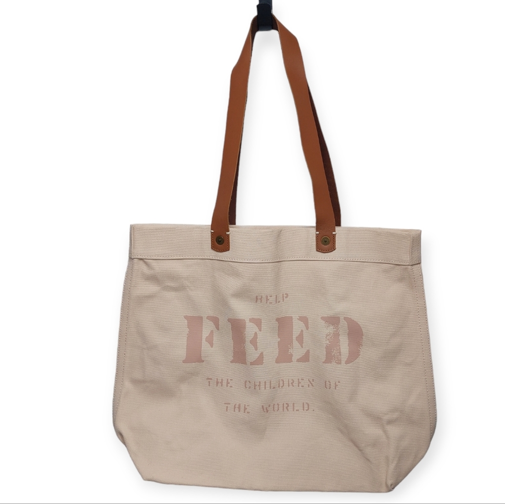 Feed the Children Light Pink Canvas Bag